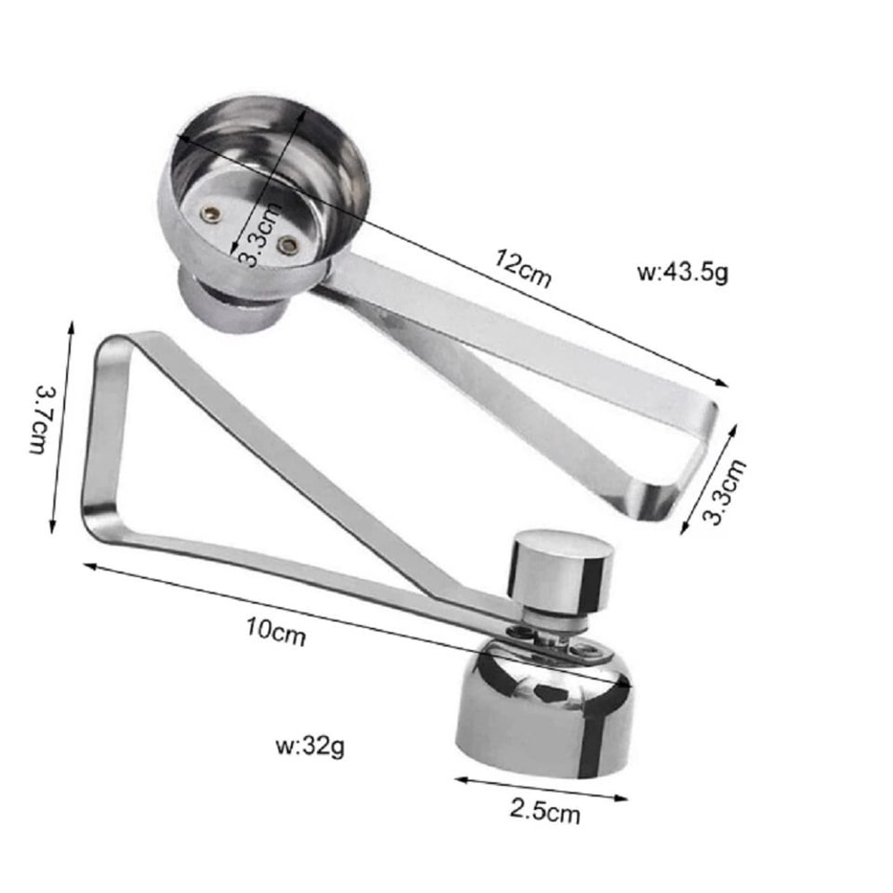 Stainless Steel Egg Topper Shell Cutter Precision Tool For Soft Hard Boiled Eggs 3