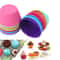 Silicone Cupcake Liners Reusable Muffin Cups Chocolate Candy Molds 6