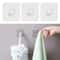 Clear HeavyDuty Adhesive Wall Hooks Seamless NonDamaging Hangers For Home Organization 1