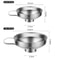 Stainless Steel Canning Funnel Set For Wide Mouth Mason Jars Precision Filling Tool For Canning Pr 1