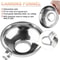 Stainless Steel Canning Funnel Set For Wide Mouth Mason Jars Precision Filling Tool For Canning Pr 5