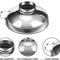 Stainless Steel Canning Funnel Set For Wide Mouth Mason Jars Precision Filling Tool For Canning Pr 6