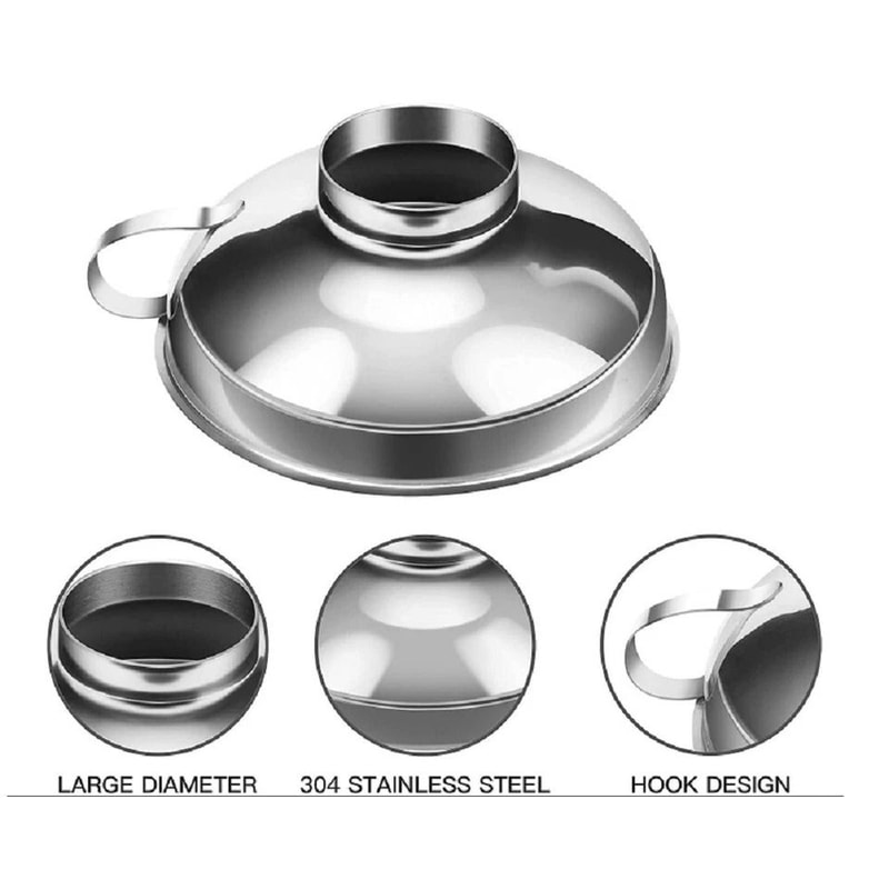 Stainless Steel Canning Funnel Set For Wide Mouth Mason Jars Precision Filling Tool For Canning Pr 6