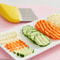 Crinkle Cutter Set Stainless Steel Wavy Slicer For Fries Vegetables 6
