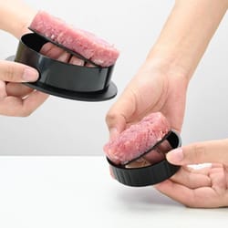 burger press kit with wax papers patty maker & stuffed burger press