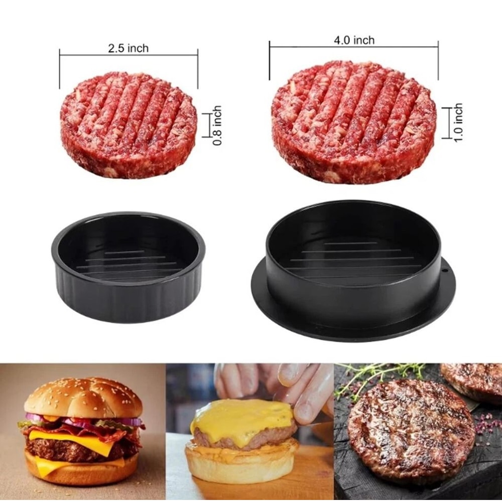 Burger Press Kit With Wax Papers Patty Maker Stuffed Burger Press 5
