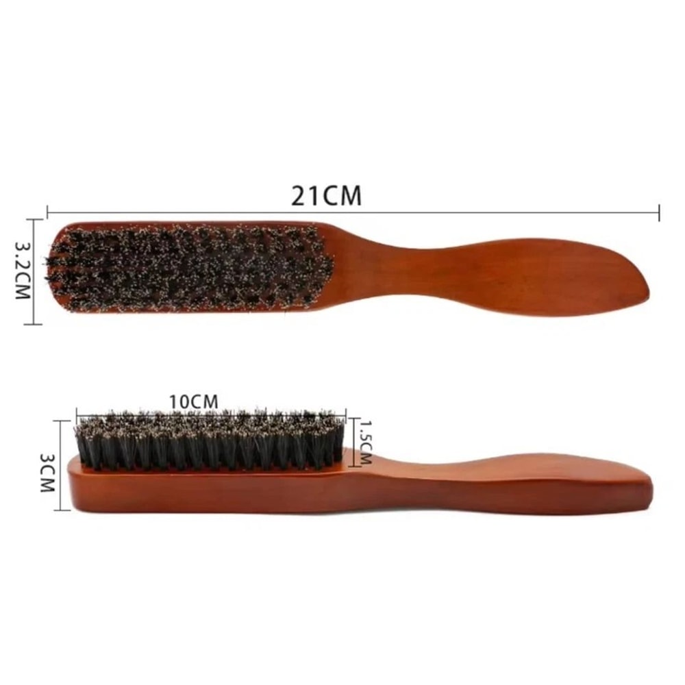 Beard Brush For Men Soft Boar Bristle Grooming Tool For Mustache Beard Care 1
