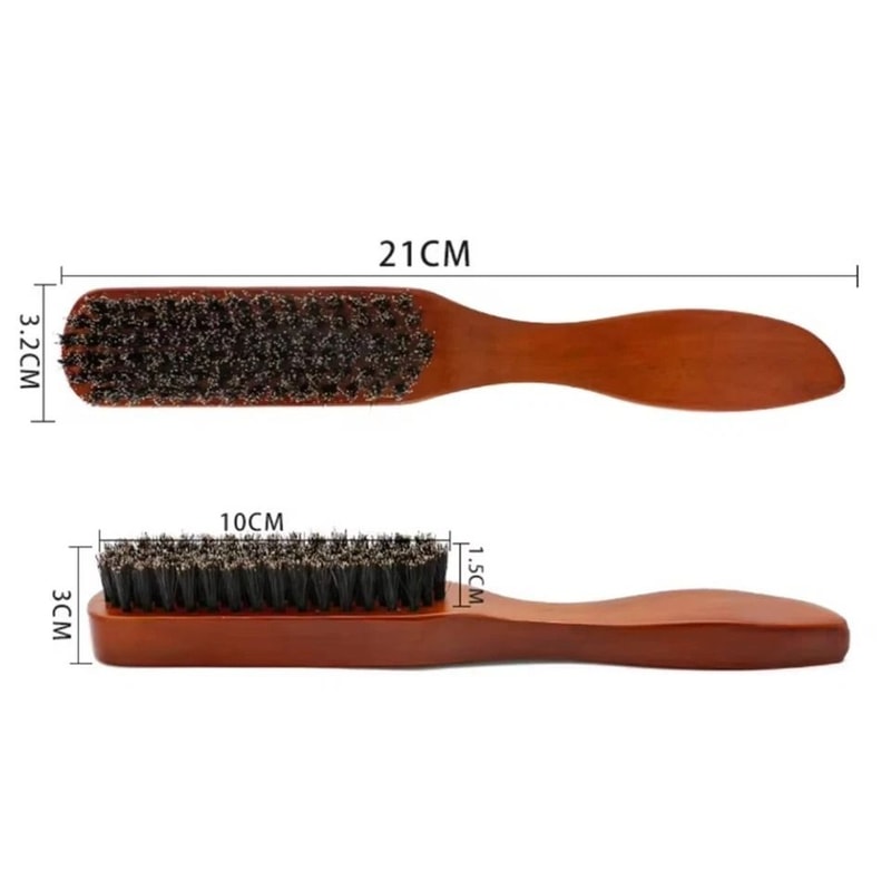Beard Brush For Men Soft Boar Bristle Grooming Tool For Mustache Beard Care 1