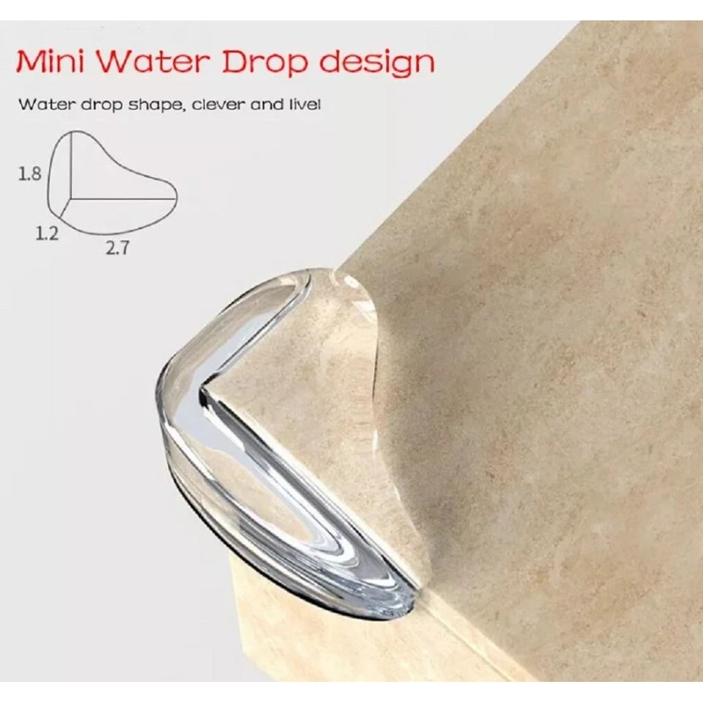 Silicone Corner Protectors For Baby Proofin Soft Edge Guards For Tables Counters Furniture Safety 4