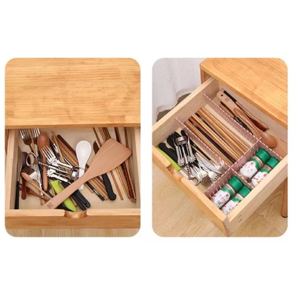 Adjustable Drawer Dividers Set For Home Office And Closet Organization 5