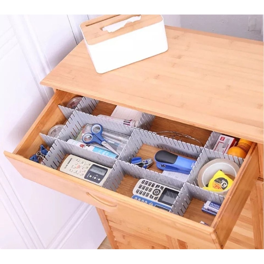 Adjustable Drawer Dividers Set For Home Office And Closet Organization 6