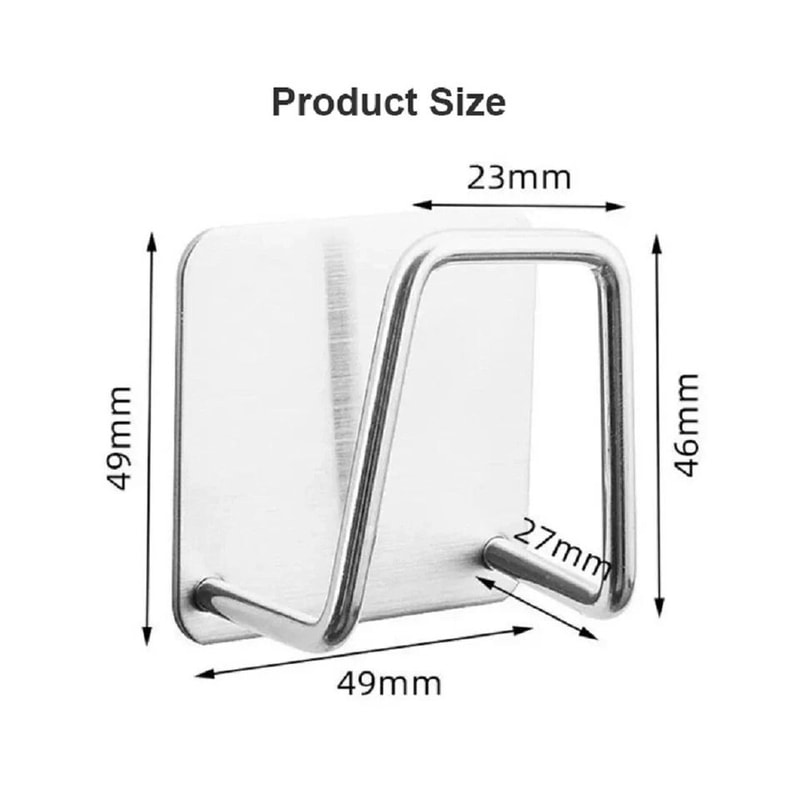 Stainless Steel Sink Sponge Holder Adhesive Kitchen Organizer 1