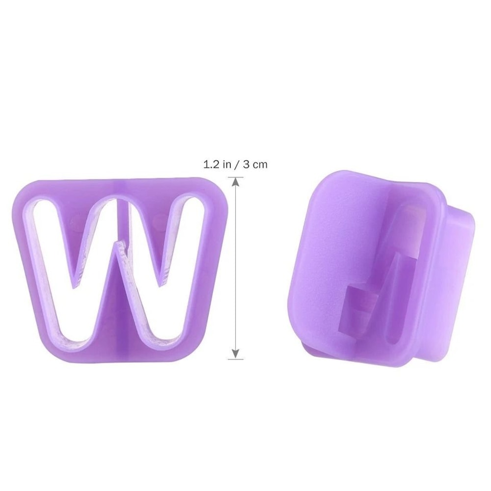 Alphabet Number Fondant Cutter Set For Cake Cookie Decorating 3