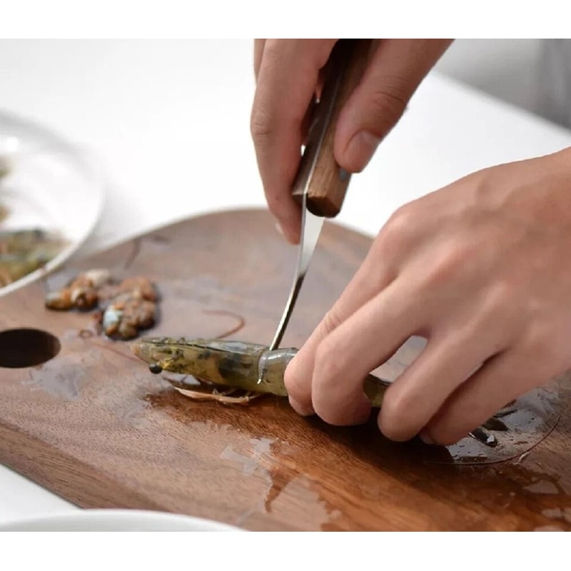 Stainless Steel Shrimp Peeler Deveiner Set Quick Shrimp Cleaner Kitchen Tool 4