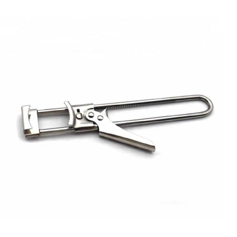 Stainless Steel Adjustable Can Opener Jar Lid Gripper Multifunction Kitchen Tool 0