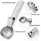 Stainless Steel Ice Cream Scoop With Trigger Handle For Cookie Dough And Melon 1