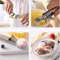Stainless Steel Ice Cream Scoop With Trigger Handle For Cookie Dough And Melon 4