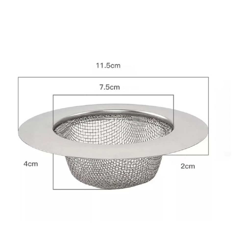 Stainless Steel Sink Strainer Set Kitchen Drain Catcher For Effortless CleanUp 10