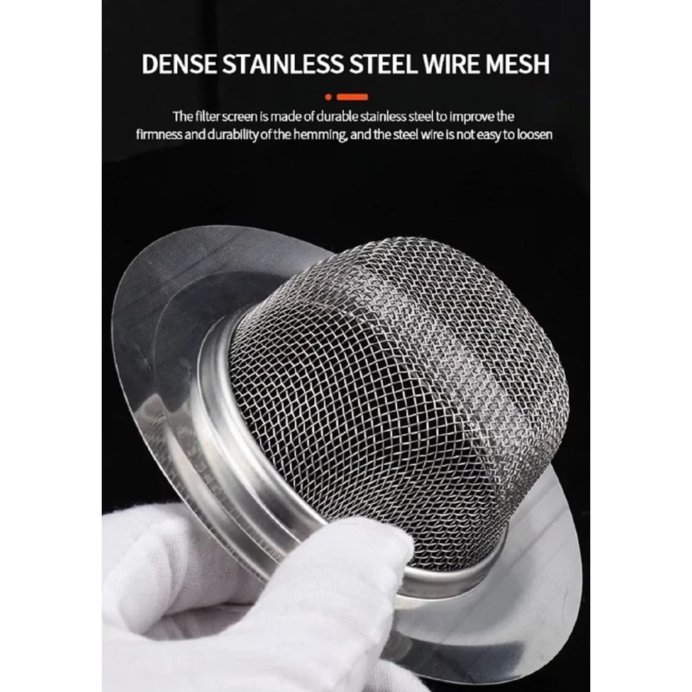 Stainless Steel Sink Strainer Set Kitchen Drain Catcher For Effortless CleanUp 3