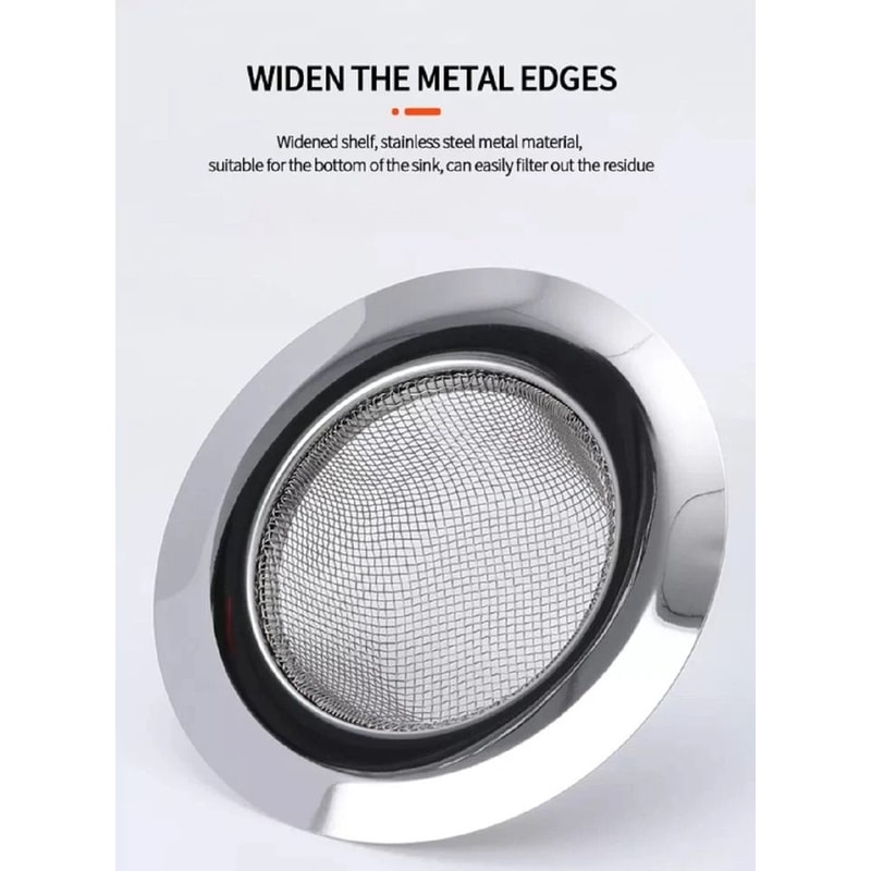 Stainless Steel Sink Strainer Set Kitchen Drain Catcher For Effortless CleanUp 4