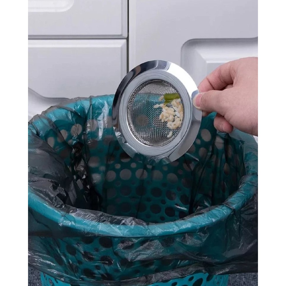 Stainless Steel Sink Strainer Set Kitchen Drain Catcher For Effortless CleanUp 6