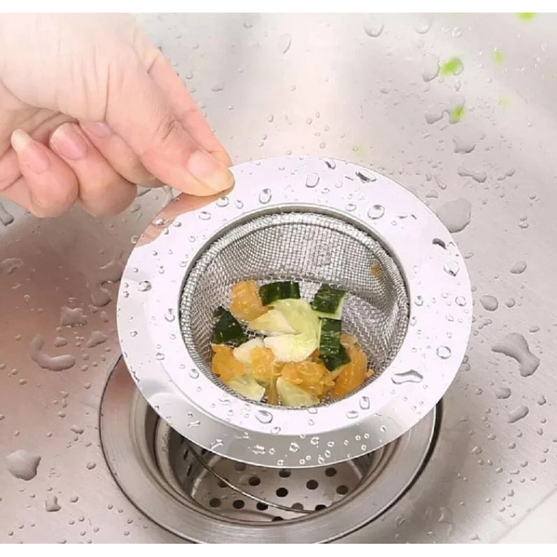 Stainless Steel Sink Strainer Set Kitchen Drain Catcher For Effortless CleanUp 8