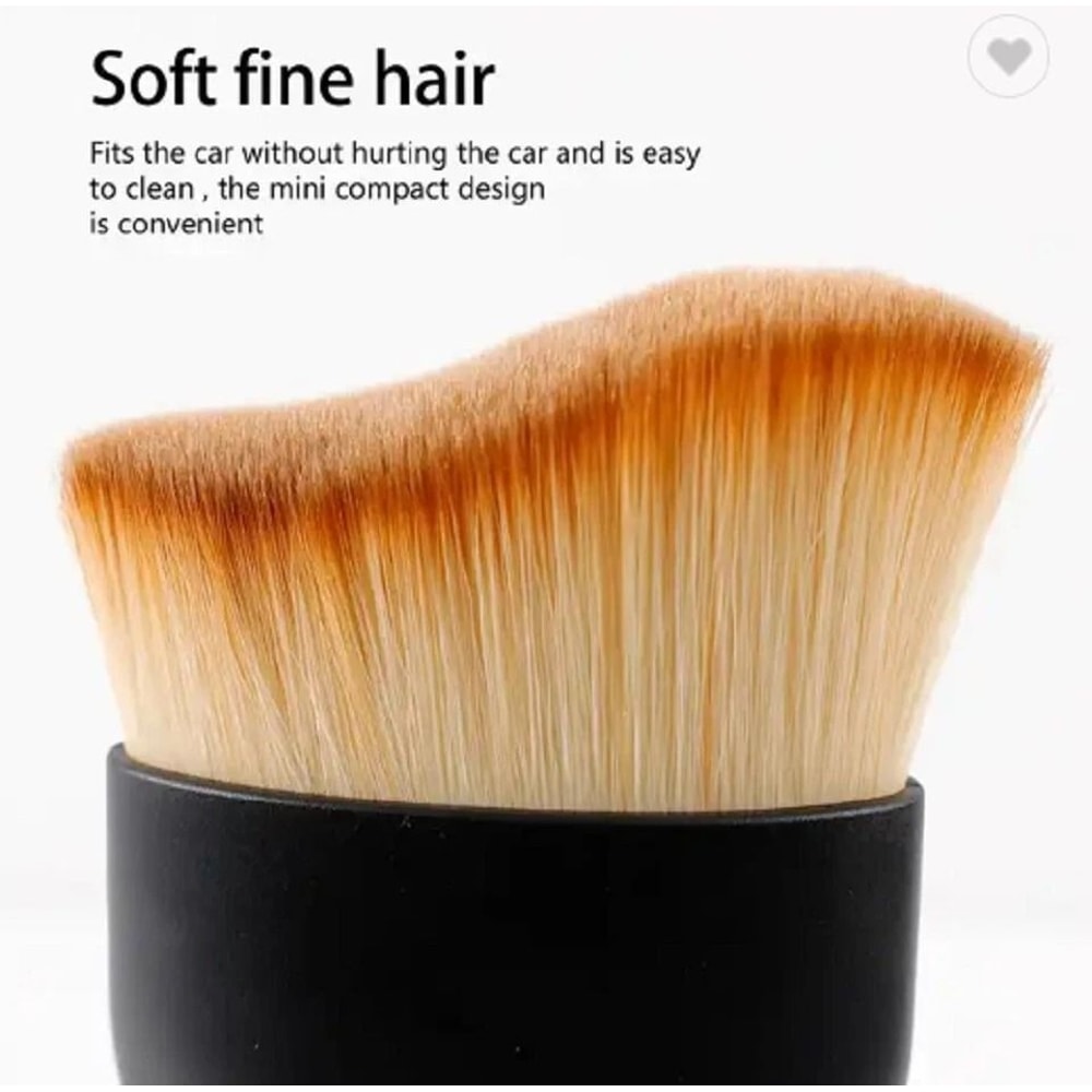 Soft Bristle Car Interior Detail Brush Gentle Dust Cleaner For Dashboard Vents Console 4