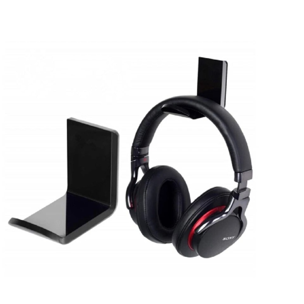 Acrylic Headphone Hanger Under Desk Hook Wall Mount Headset Holder Stand For Organized Space 0