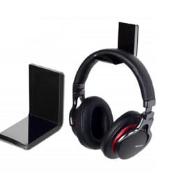 acrylic headphone hanger under desk hook wall mount headset holder stand for organized space