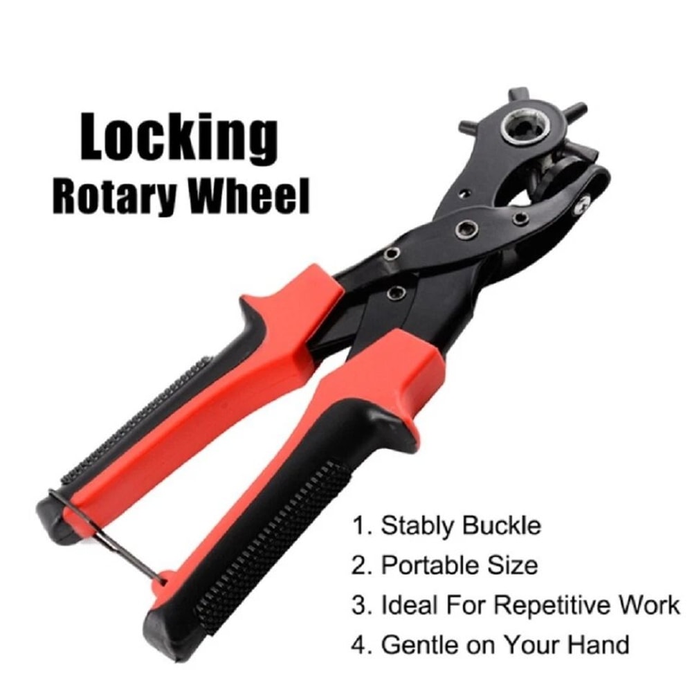 Heavy Duty Leather Hole Punch Pliers For Belts Straps 3