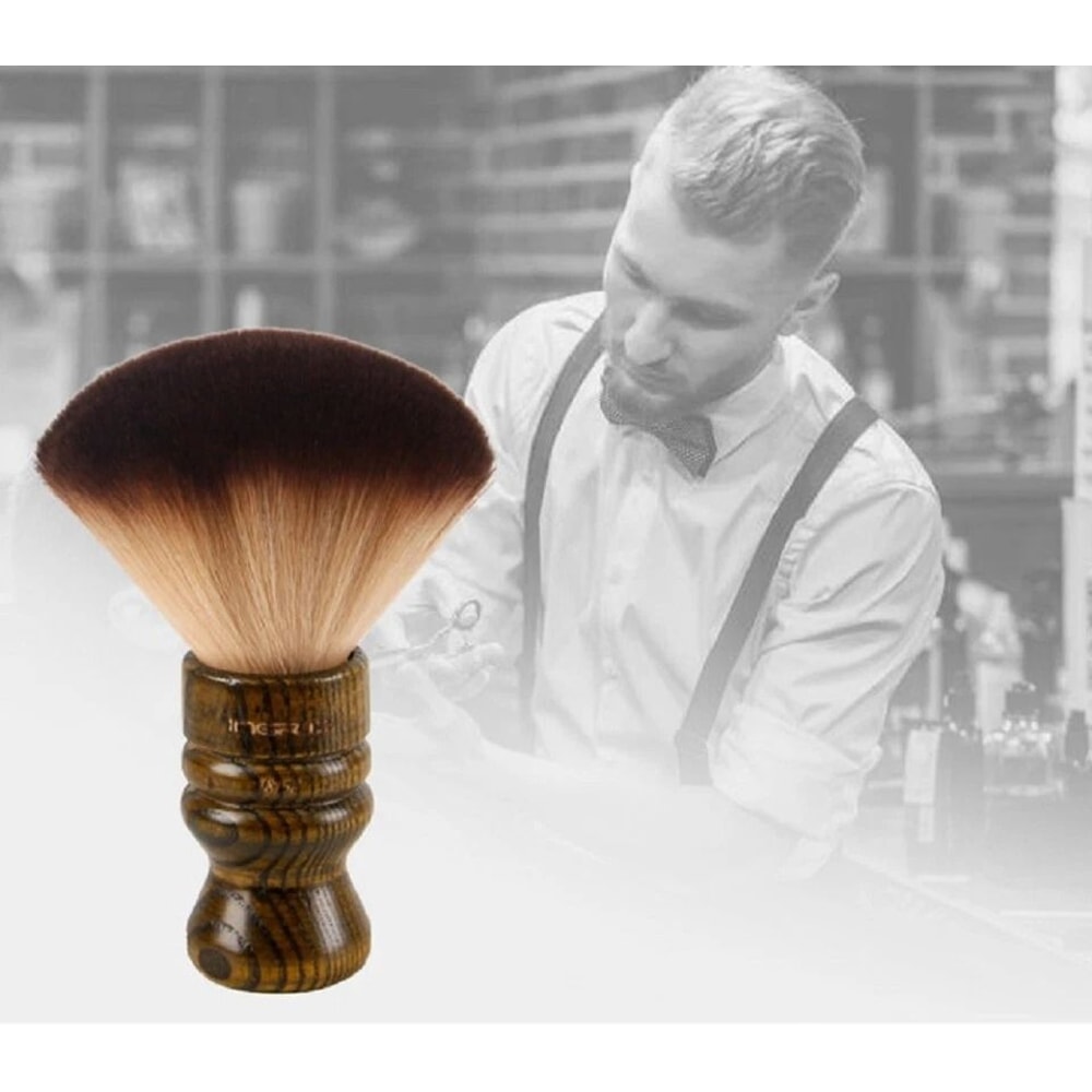 Neck Duster Brush For Barber And Salon Use Premium Makeup Body Powder Cleaning Tool 3