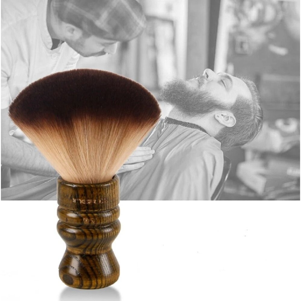 Neck Duster Brush For Barber And Salon Use Premium Makeup Body Powder Cleaning Tool 7