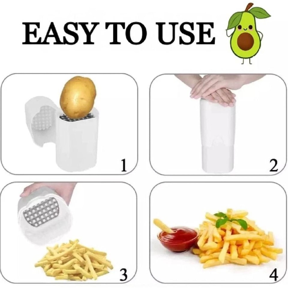 Potato Fries Cutter Easy French Fry Cutter And Vegetable Dicer Chopper For Quick Kitchen Prep 1
