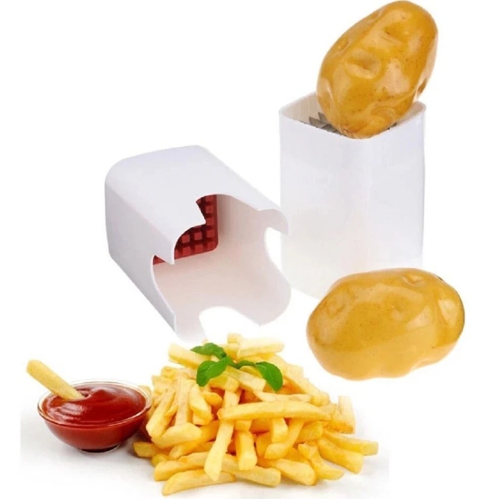 Potato Fries Cutter Easy French Fry Cutter And Vegetable Dicer Chopper For Quick Kitchen Prep 3
