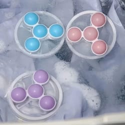 laundry lint catcher mesh bags pet hair remover & reusable washer floaters for clean clothes