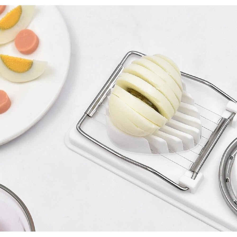 Stainless Steel Egg And Mushroom Slicer Kitchen Cutter For Easy Meal Prep 2