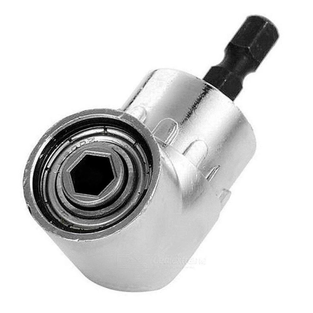 Right Angle Drill Bit Extension Hex Screwdriver Adapter 2