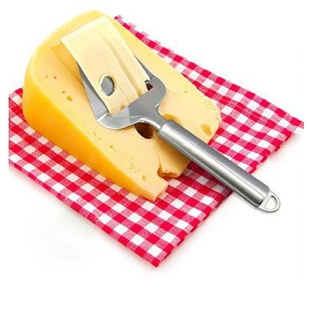 Stainless Steel HeavyDuty Cheese Slicer For Hard Soft Cheese Precision Cutter 2