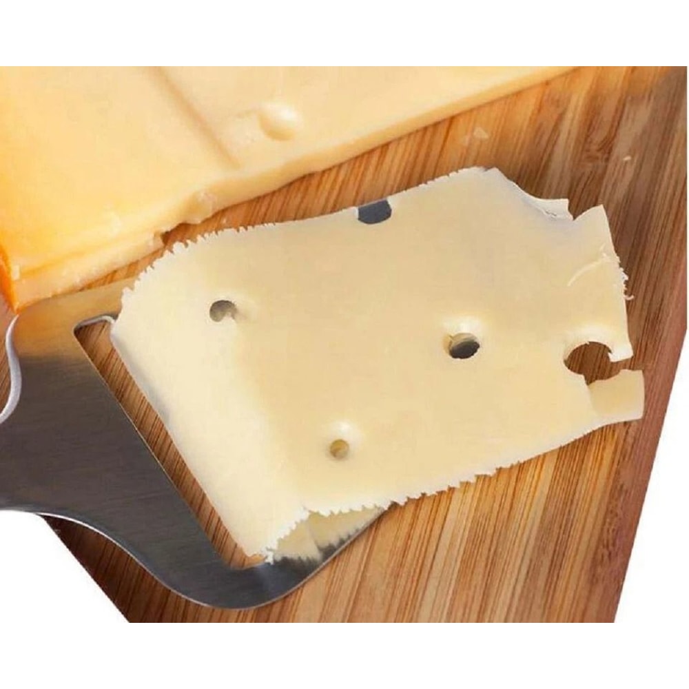 Stainless Steel HeavyDuty Cheese Slicer For Hard Soft Cheese Precision Cutter 3