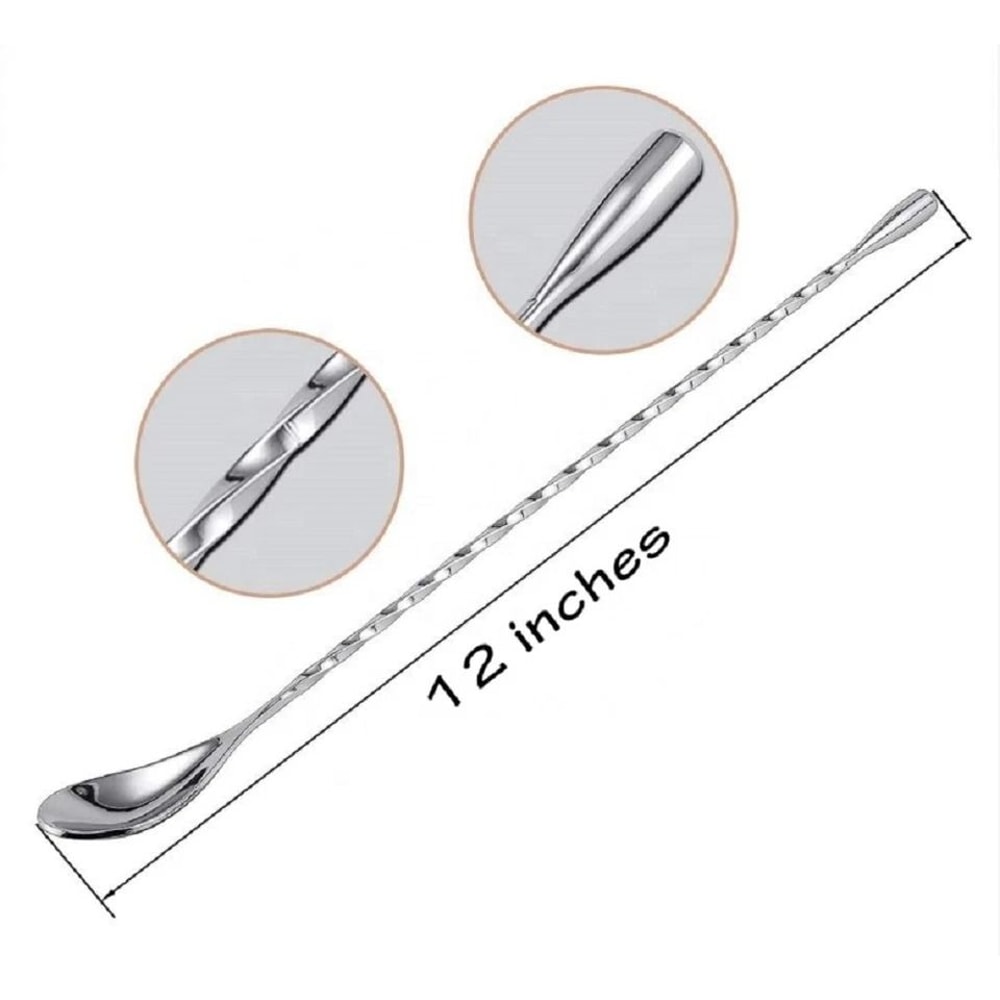 Stainless Steel Bar Spoon Professional Cocktail Mixing Tool For Bartenders 1
