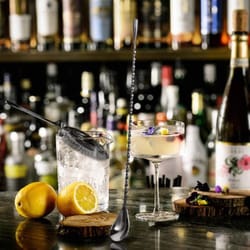 stainless steel bar spoon professional cocktail mixing tool for bartenders