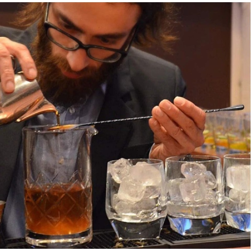 Stainless Steel Bar Spoon Professional Cocktail Mixing Tool For Bartenders 2