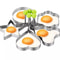 Nonstick Stainless Steel Pancake Egg Rings Set Ideal For Perfect Breakfasts 0