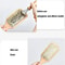 Hair Brush Cleaner Tool Metal Rake With Wooden Handle For Lint Hair Dust Removal 6