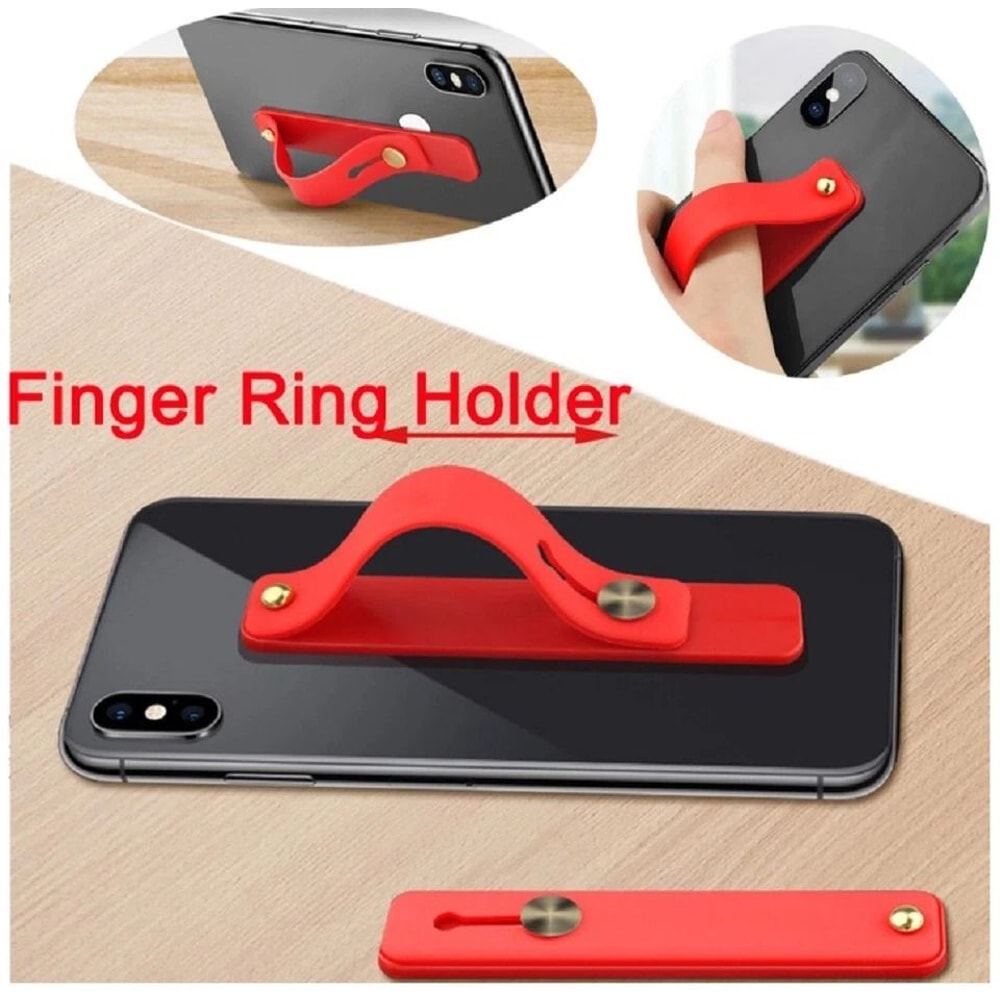 SelfAdhesive Phone Grip Kickstand Holder For IPhone IPad MultiFunctional Finger Strap 2