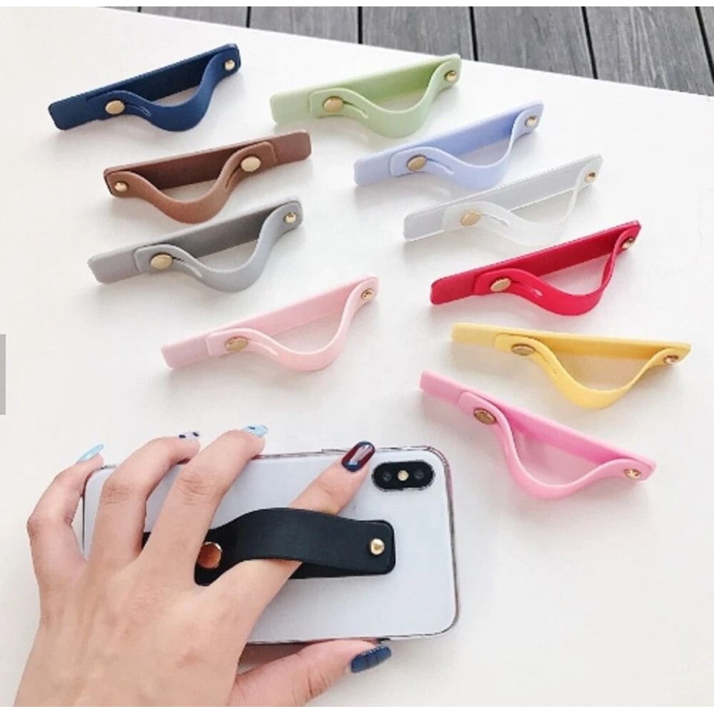 SelfAdhesive Phone Grip Kickstand Holder For IPhone IPad MultiFunctional Finger Strap 4