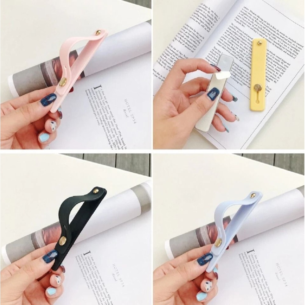 SelfAdhesive Phone Grip Kickstand Holder For IPhone IPad MultiFunctional Finger Strap 5
