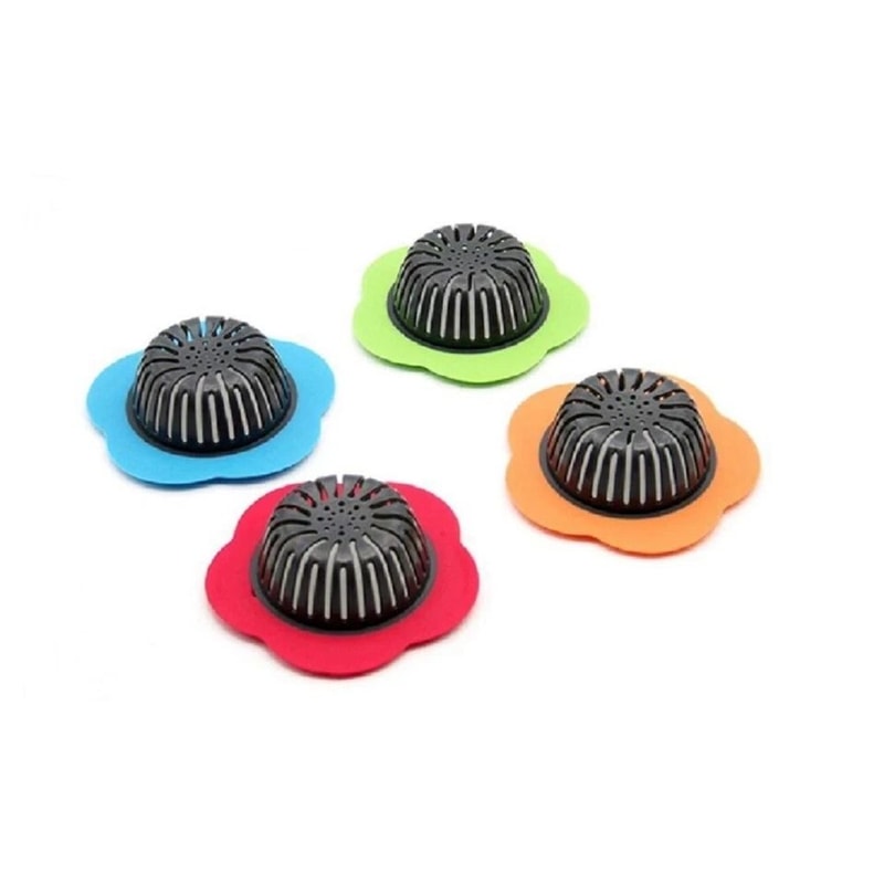 Sink Drain Strainers Durable Plastic Kitchen Food Catchers For Effortless Drain Cleaning 1