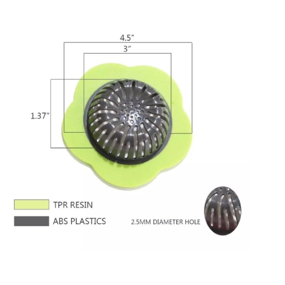 Sink Drain Strainers Durable Plastic Kitchen Food Catchers For Effortless Drain Cleaning 3