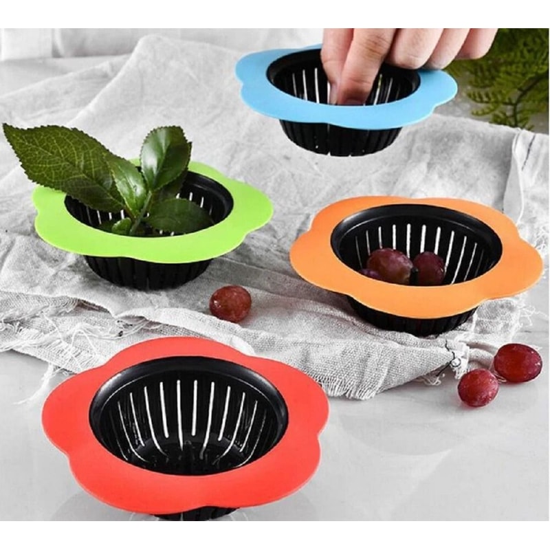 Sink Drain Strainers Durable Plastic Kitchen Food Catchers For Effortless Drain Cleaning 4